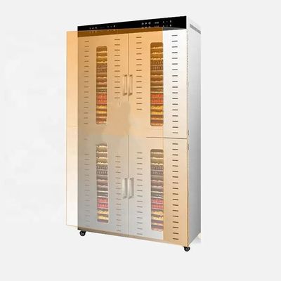 स्टेनलेस स्टील घरेलू उपयोग सूखे खाद्य औद्योगिक फल Dehydrator मशीन 96 ट्रे