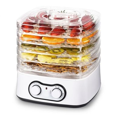5 ट्रे घर फल और सब्जी सुखाने की मशीन समायोज्य तापमान सब्जी फल खाद्य Dehydrator
